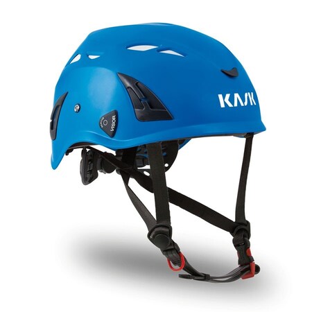 Kask Safety Helmet, Super Plasma, High-density ABS plastic, Central Ratchet, Up & Down, Blue KASKSPW-BL